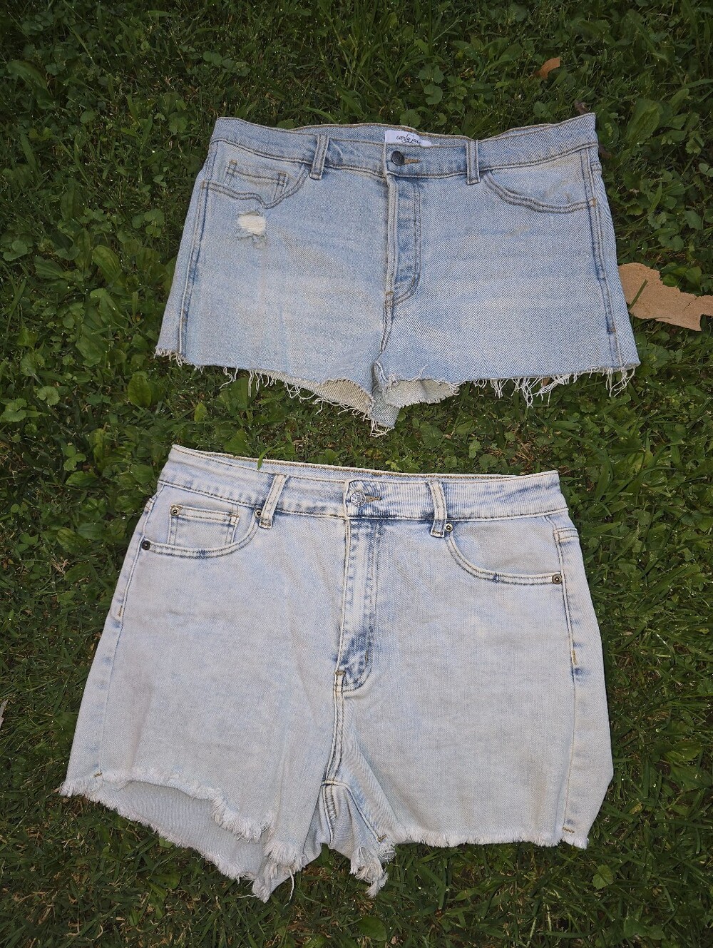 2 Pr Name Brand Jean Shorts